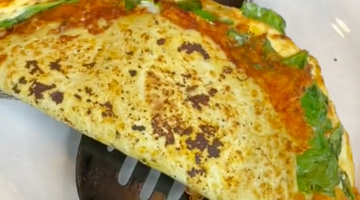 Low Carb Roasted Pepper Omelet Recipe | Elijah's Xtreme