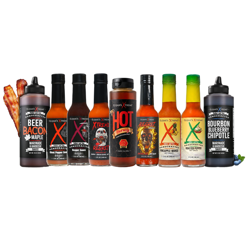 The Entire Sauce Collection – Elijah's Xtreme hot sauce bundle