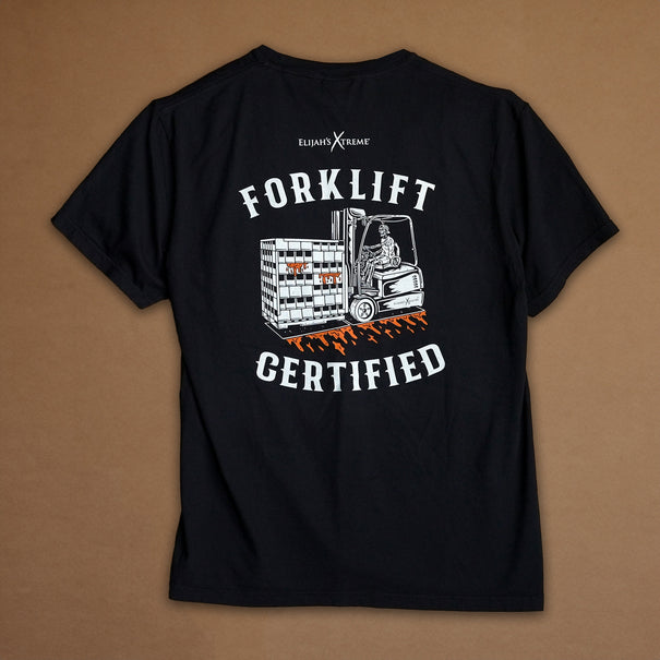Forklift Certified Skeleton Tee Merch Elijah's Xtreme