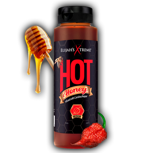 HOT SAUCE WHOLESALE 🌶️ Elijah's Xtreme Hot Honey (12fl oz) (12pk case)