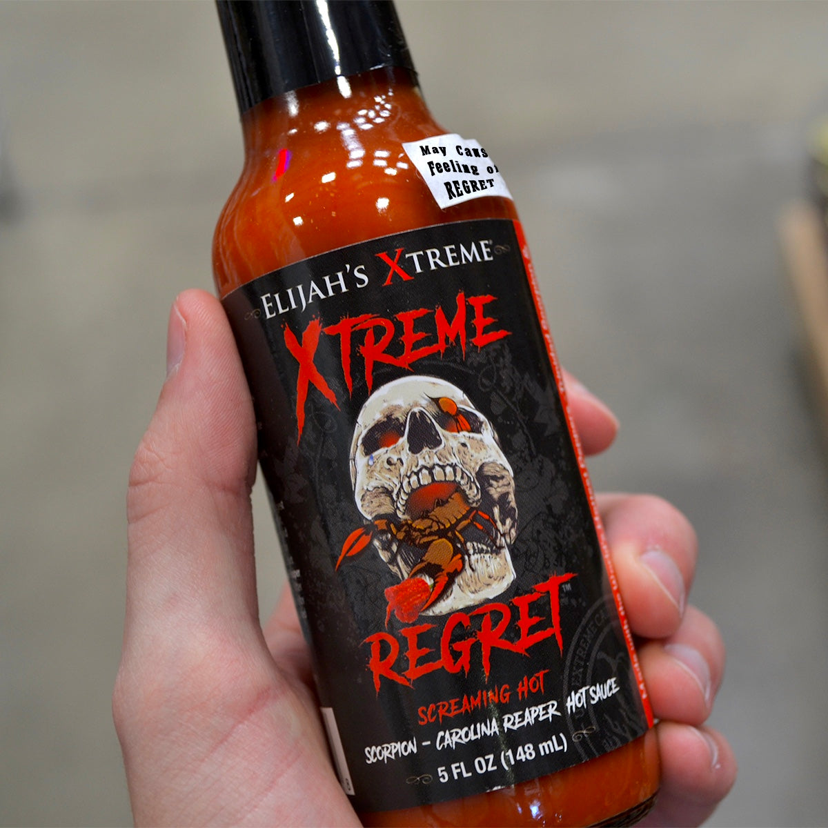 Xtreme Regret Hot Sauce (12 pk Case) Hot Sauce Elijah's Xtreme