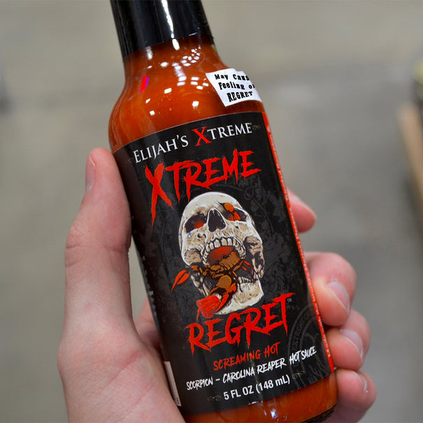 Xtreme Regret Hot Sauce (12 pk Case) Hot Sauce Elijah's Xtreme
