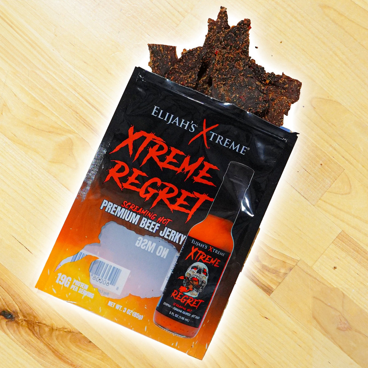 Elijah's Xtreme Spicy Beef Jerky Hottest Beef Jerky High Protein