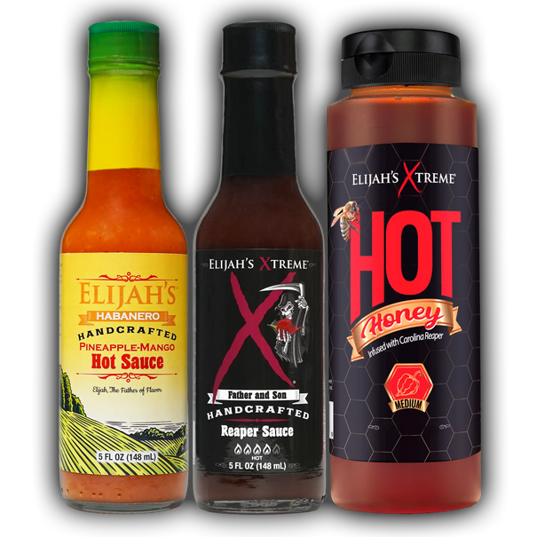 SWEET & HEAT TRIO HOT SAUCE VARIETY PACK