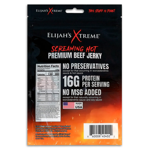 Elijah’s Xtreme Beef Jerky Bulk Trio - 6 bags of Each Flavor, 18 bags total (3lbs) Beef Jerky Elijah's Xtreme