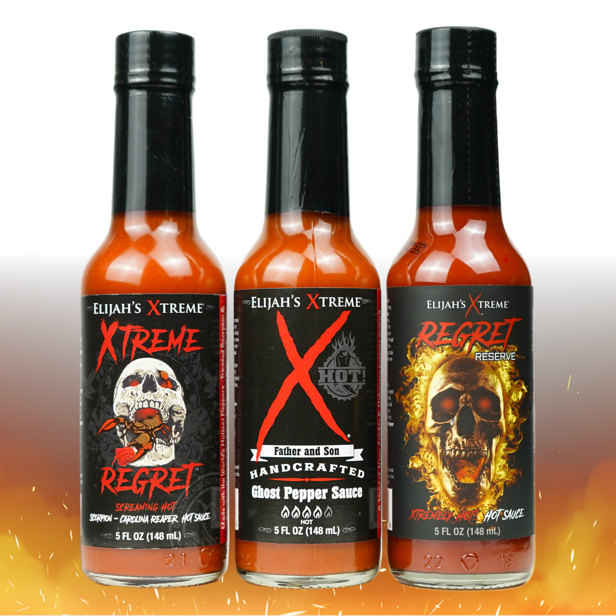 World's Hottest Xtreme Trio 2.0 - Hottest Hot Sauce Variety Pack