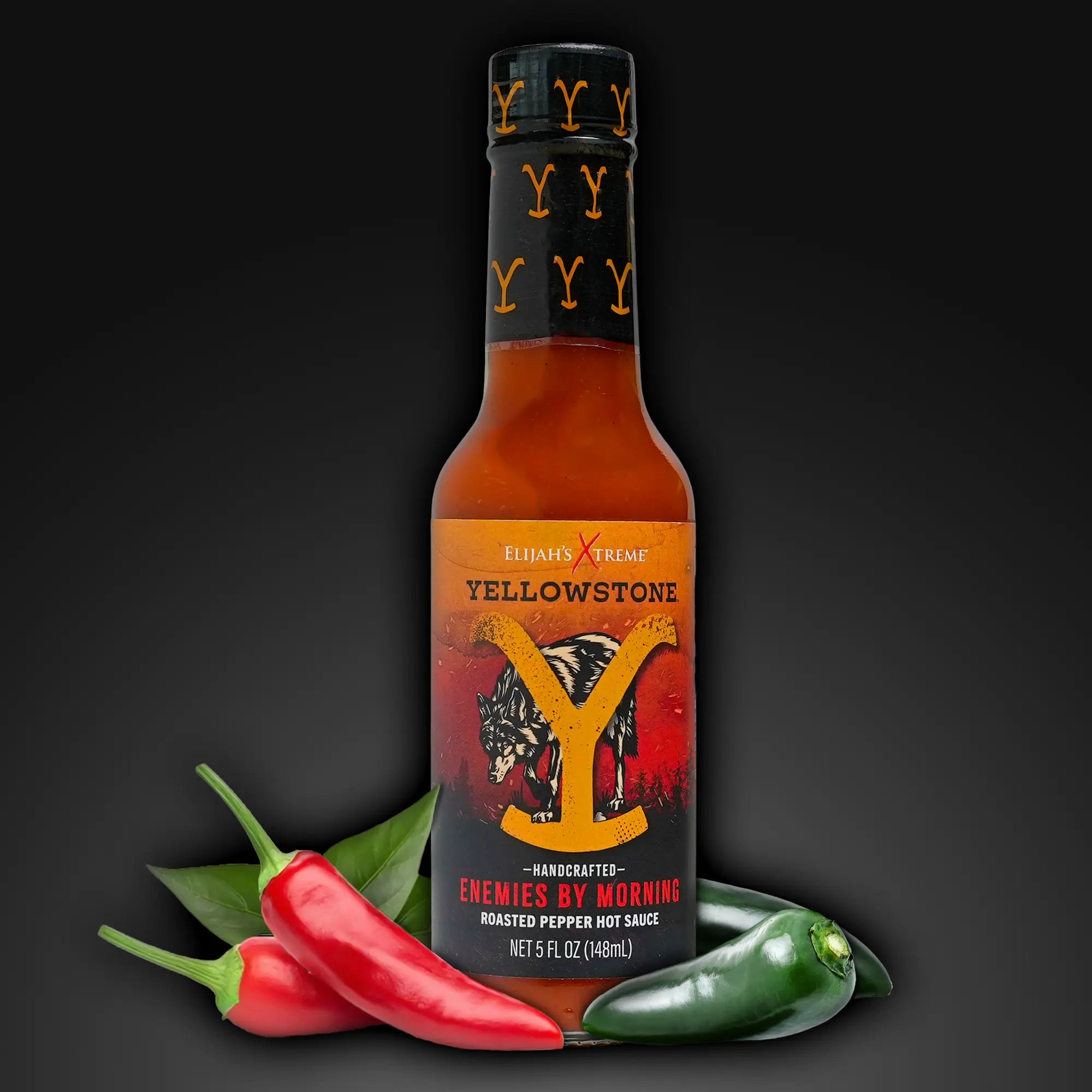 Enemies by Morning (Roasted Jalapeño) Hot Sauce Elijah's Xtreme