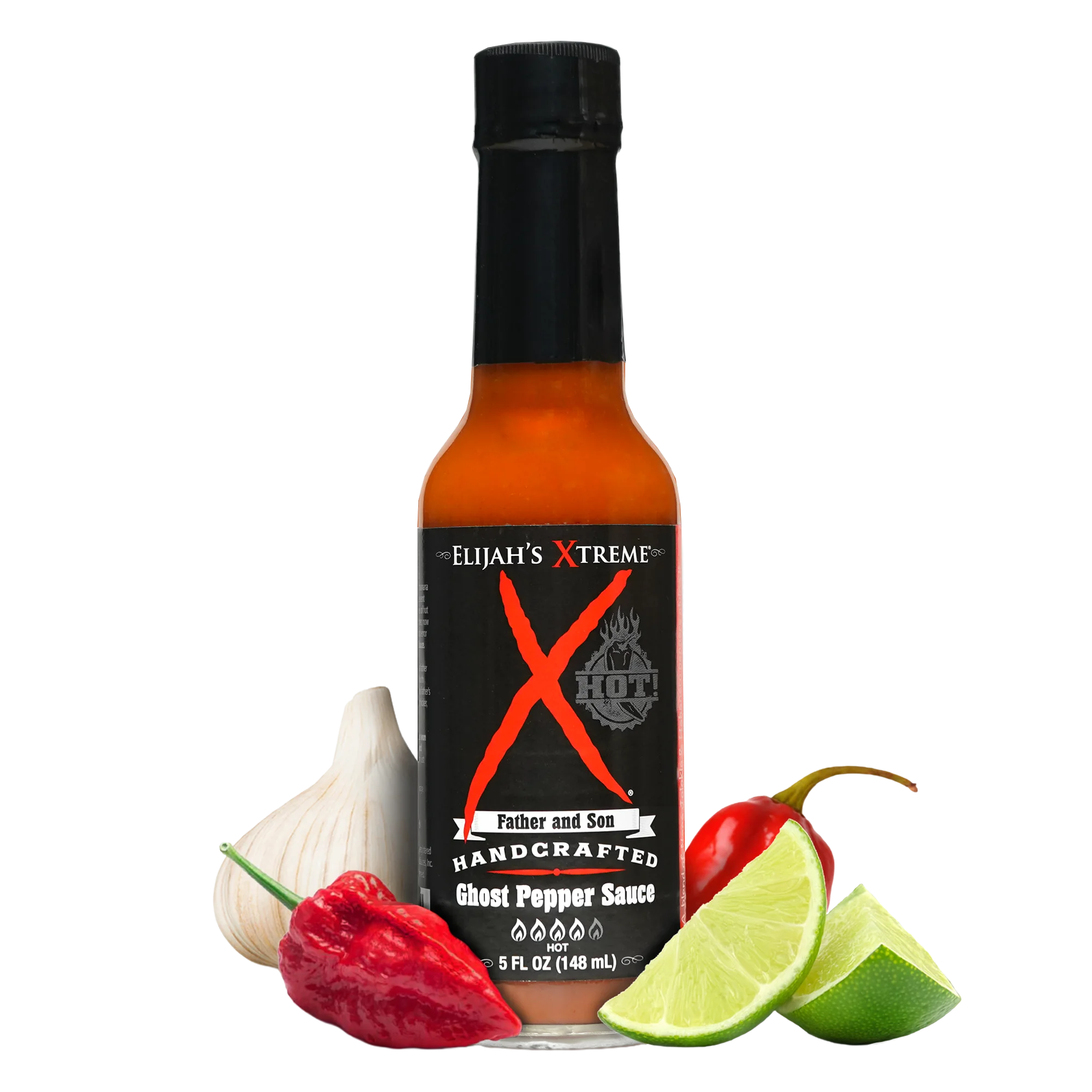 Ghost Pepper Hot Sauce | 9x Award Winner | ~450,000 SHU – Elijah's