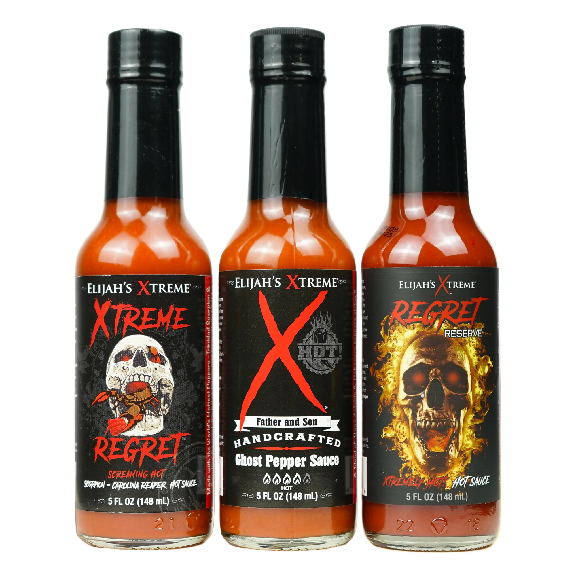 World's Hottest Xtreme Trio 2.0 - Hottest Hot Sauce Variety Pack