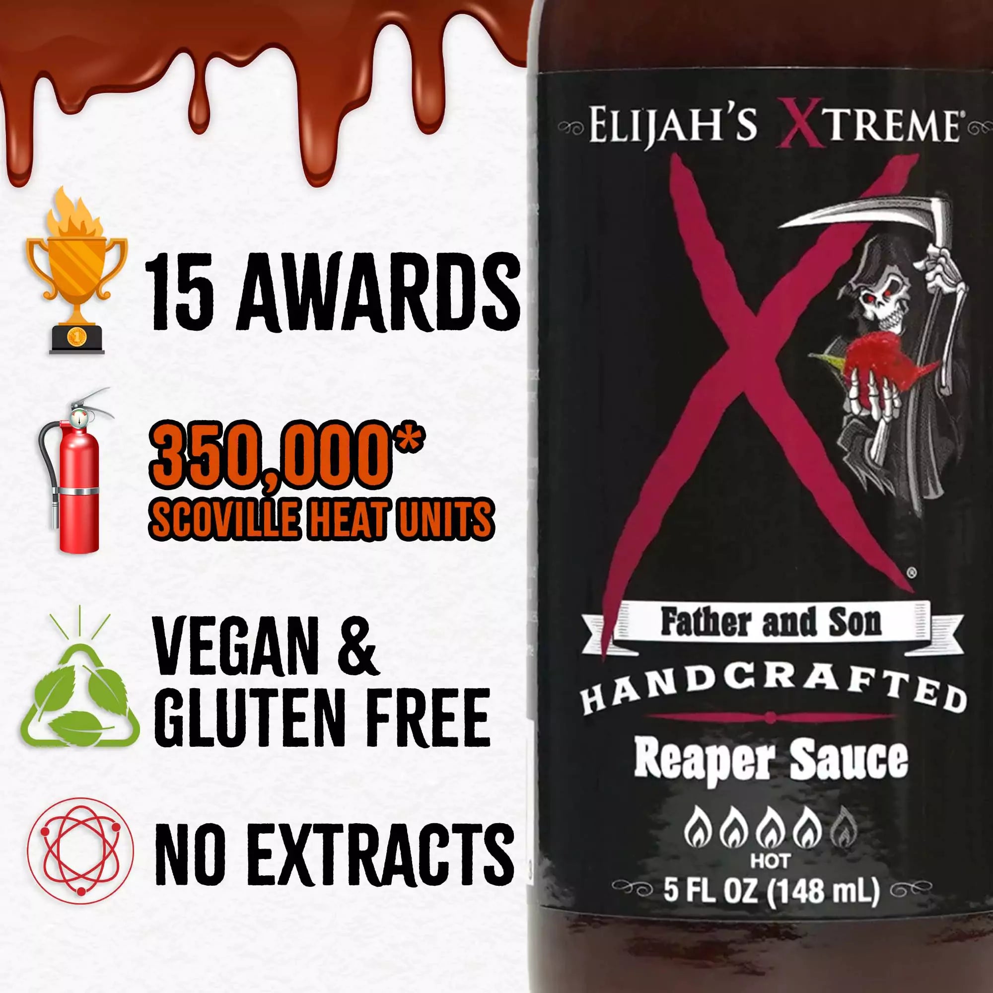 ❄️ Winter Heat Essentials (5 Bottle Bundle) Hot Sauce Elijah's Xtreme