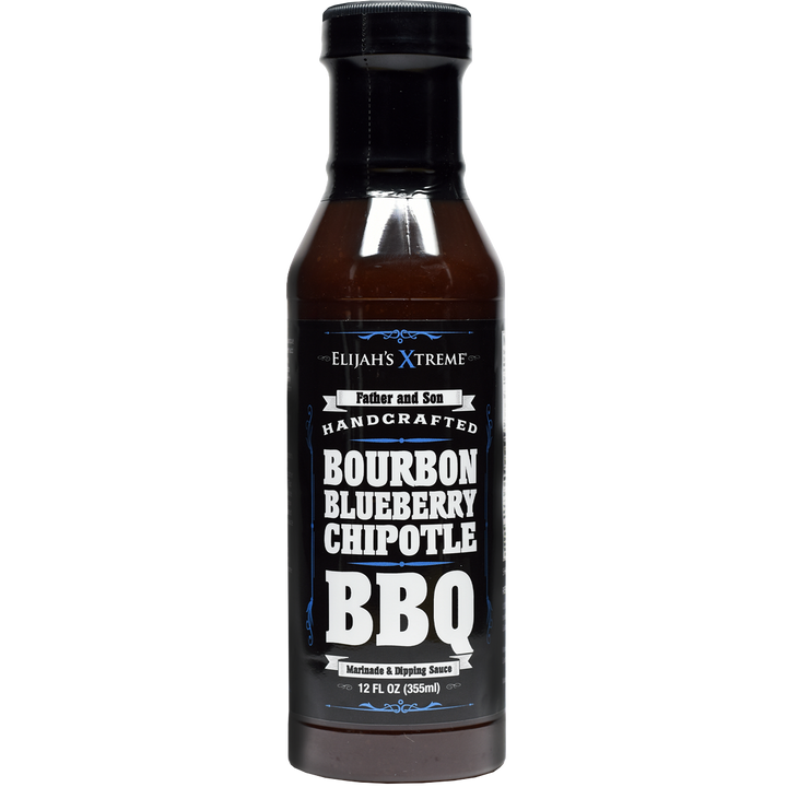 Elijah's Xtreme Bourbon Blueberry Chipotle BBQ Sauce