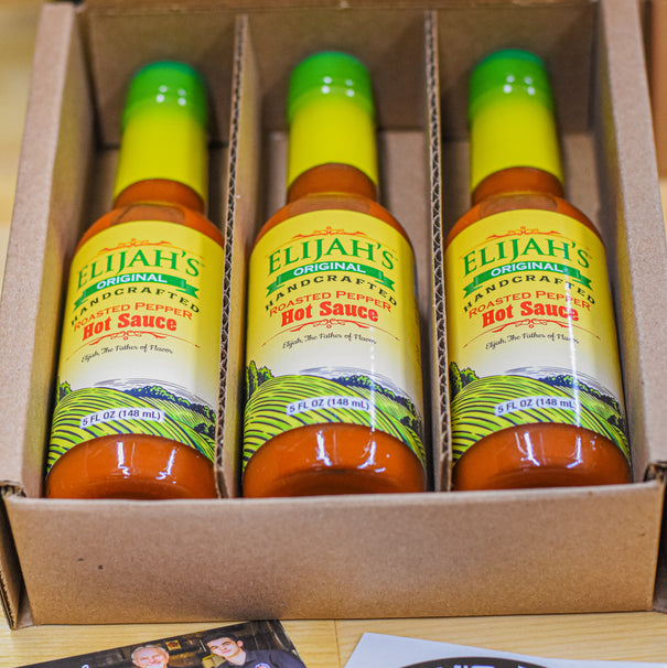 Roasted Cayenne & Jalapeño Pepper Sauce Hot Sauce Elijah's Xtreme