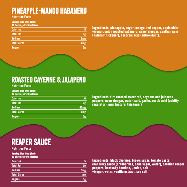 The Entire Sauce Collection + Xtreme Regret Jerky Elijah's Xtreme