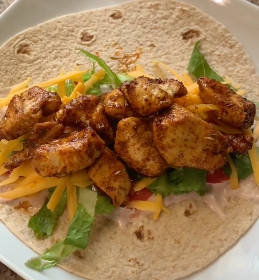 Blackened Chicken Wrap Recipe | Elijah's Xtreme