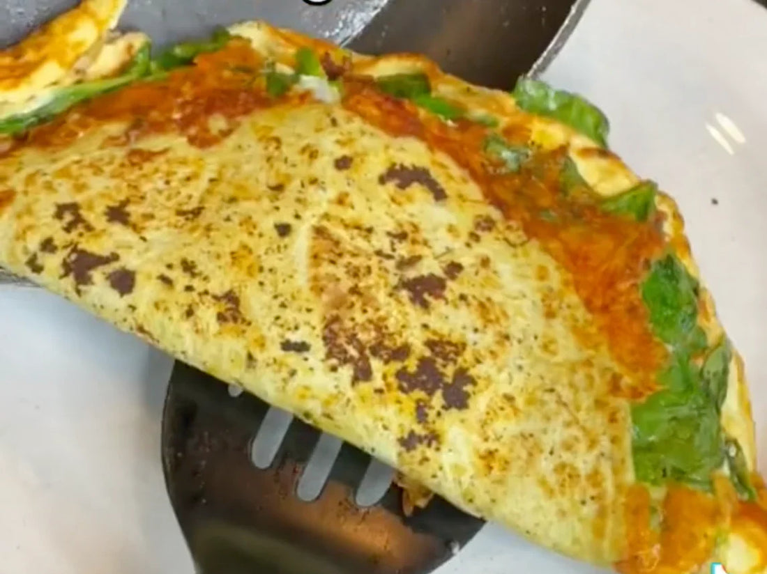 Low Carb Roasted Pepper Omelet Recipe | Elijah's Xtreme