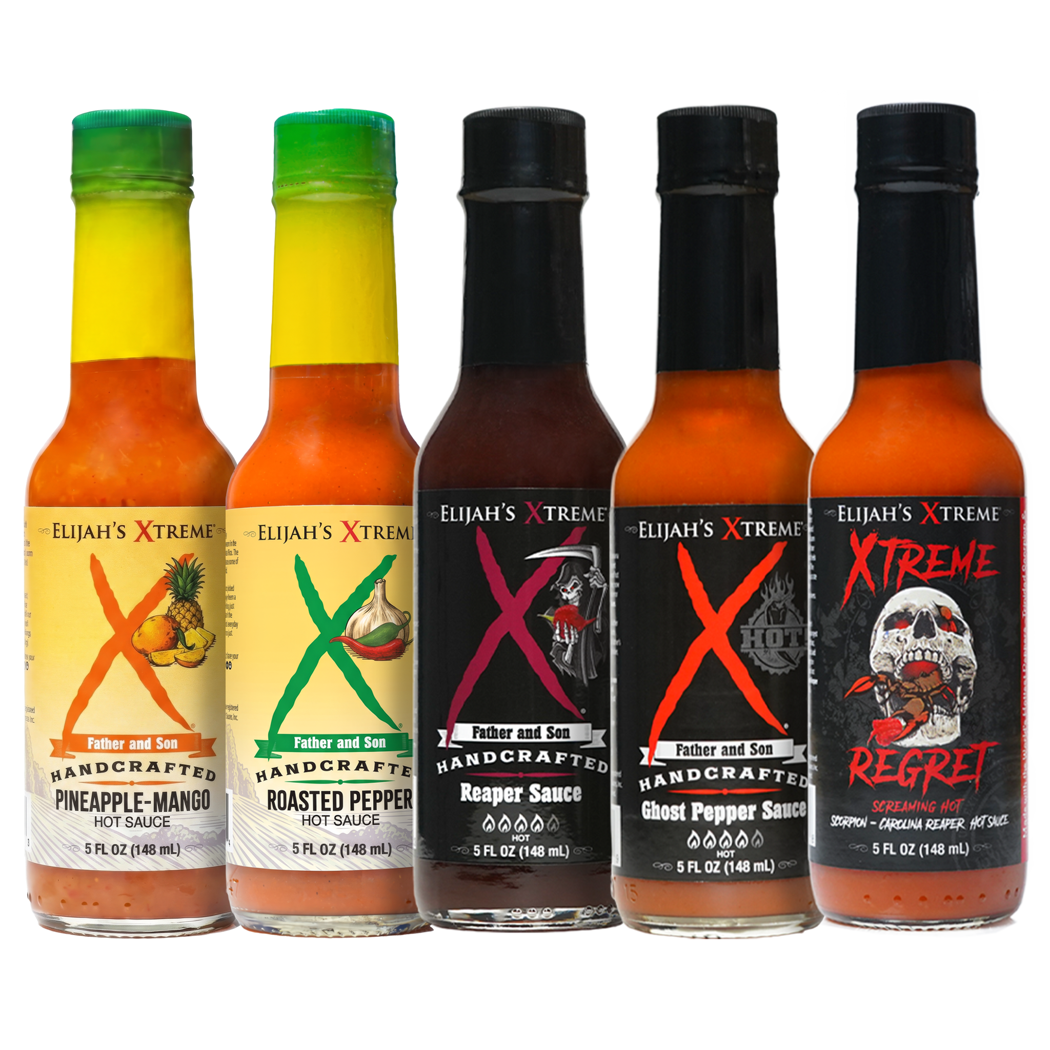 Hot Sauce Variety Pack (5 Bottles)