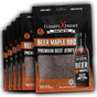 Beer Maple BBQ Beef Jerky - 6 bags (1lb)