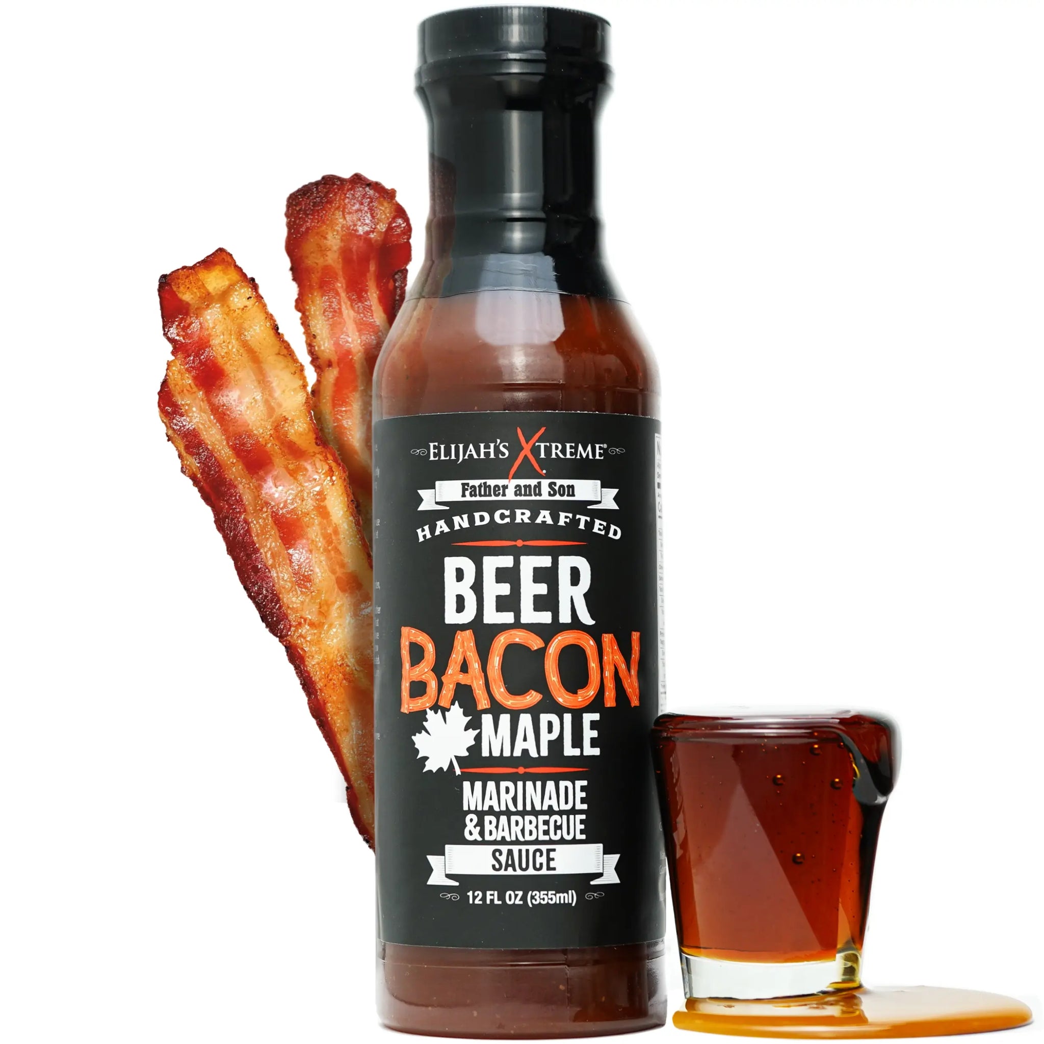 Beer Bacon Maple BBQ Sauce (6 pk Case) BBQ Sauce Elijah's Xtreme