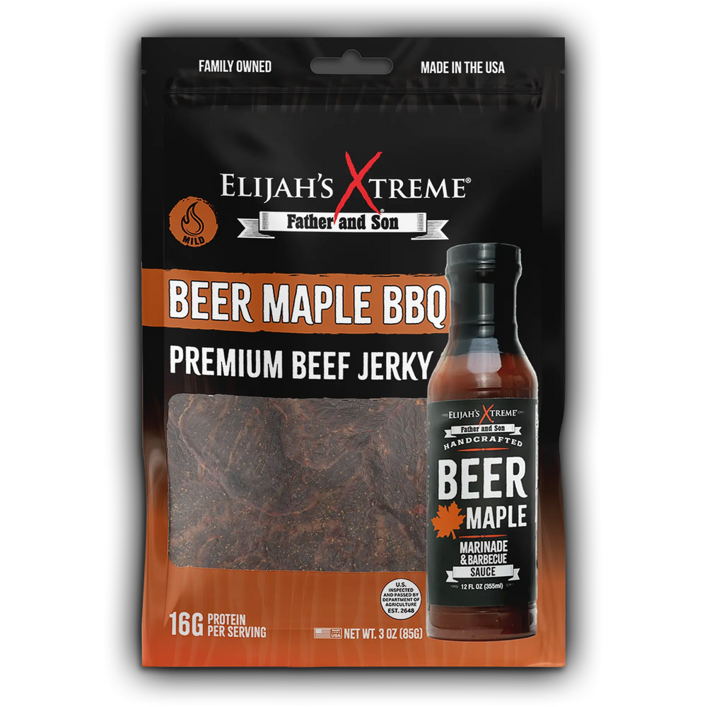 Beer Maple BBQ Beef Jerky