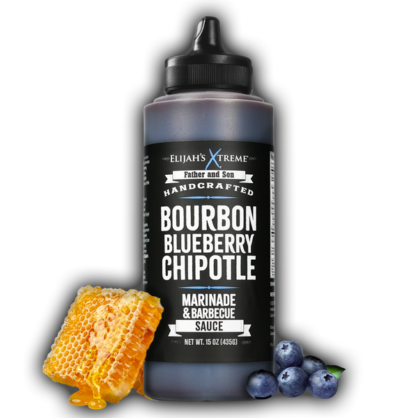 Bourbon Blueberry Chipotle BBQ Sauce & Marinade Elijah's Xtreme