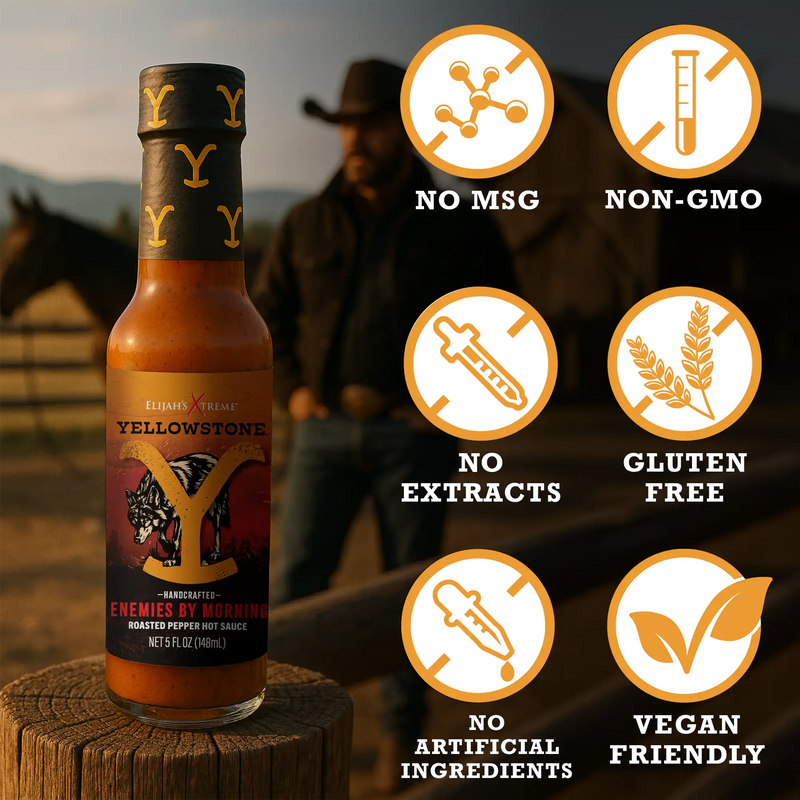 Enemies by Morning (Roasted Jalapeño) Hot Sauce Elijah's Xtreme