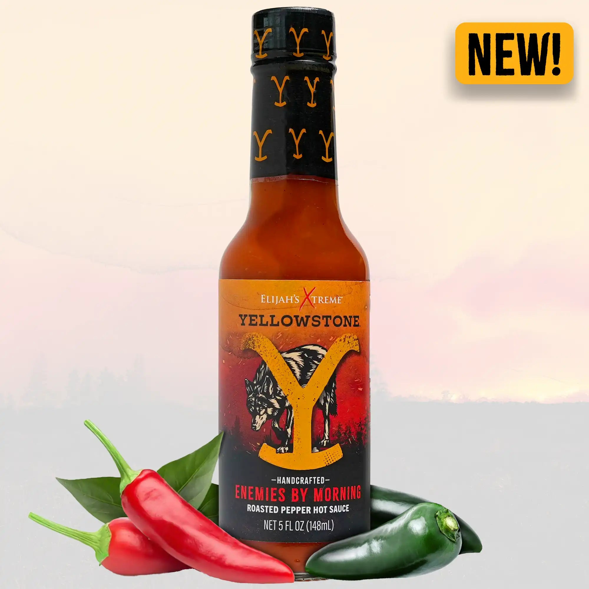 Enemies by Morning (Roasted Jalapeño) Hot Sauce Elijah's Xtreme