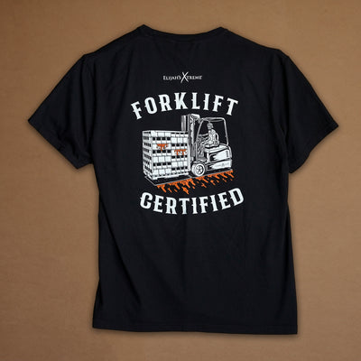 Forklift Certified Skeleton Tee