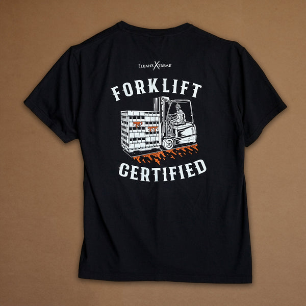 Forklift Certified Skeleton Tee Merch Elijah's Xtreme