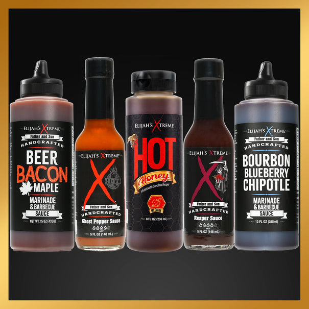 Favorite Sauces Bundle 5 Pack Elijah's Xtreme