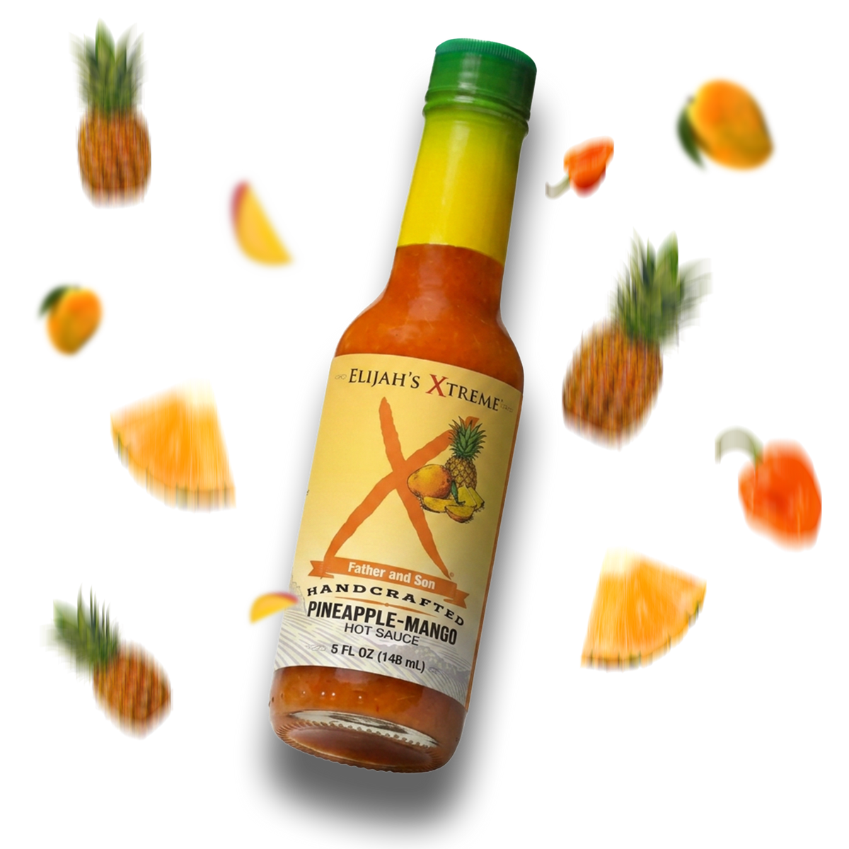 Elijah's Xtreme hot sauce bottle