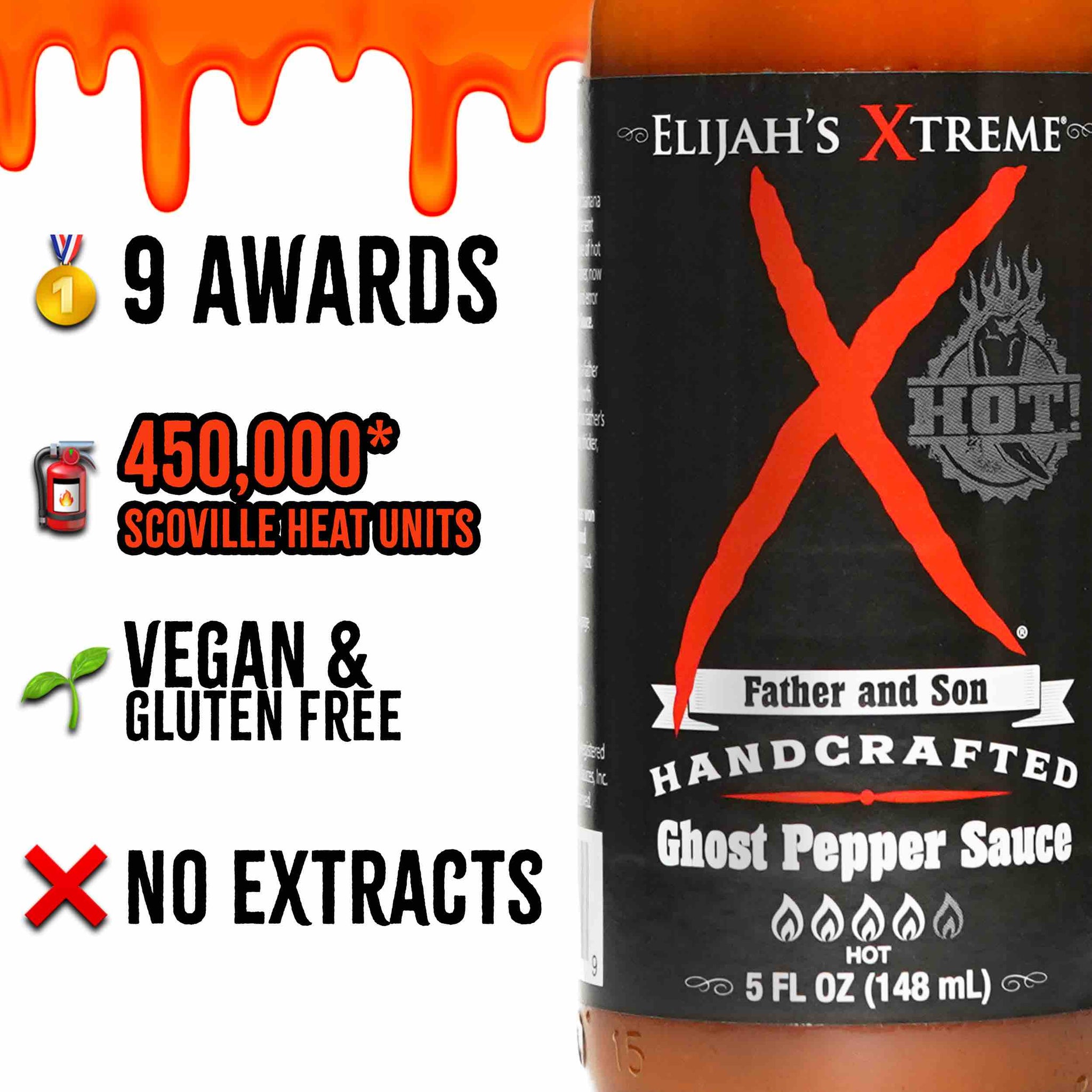 Ghost Pepper Hot Sauce (12 pk Case)