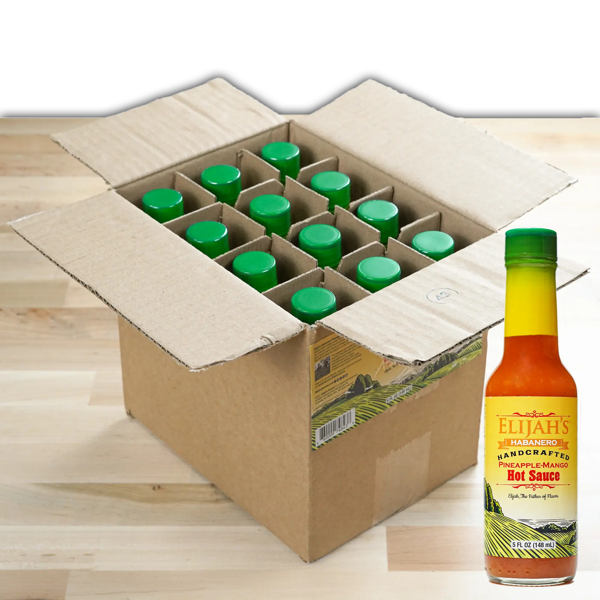 Pineapple Mango Habanero Hot Sauce (12 pk Case)