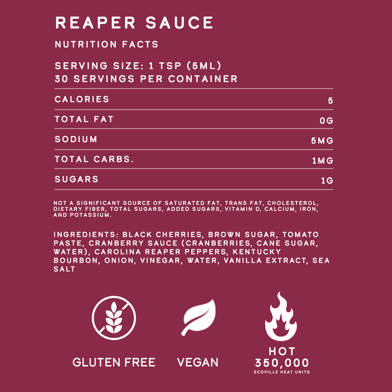 Reaper Hot Sauce (12 pk Case) Hot Sauce Elijah's Xtreme