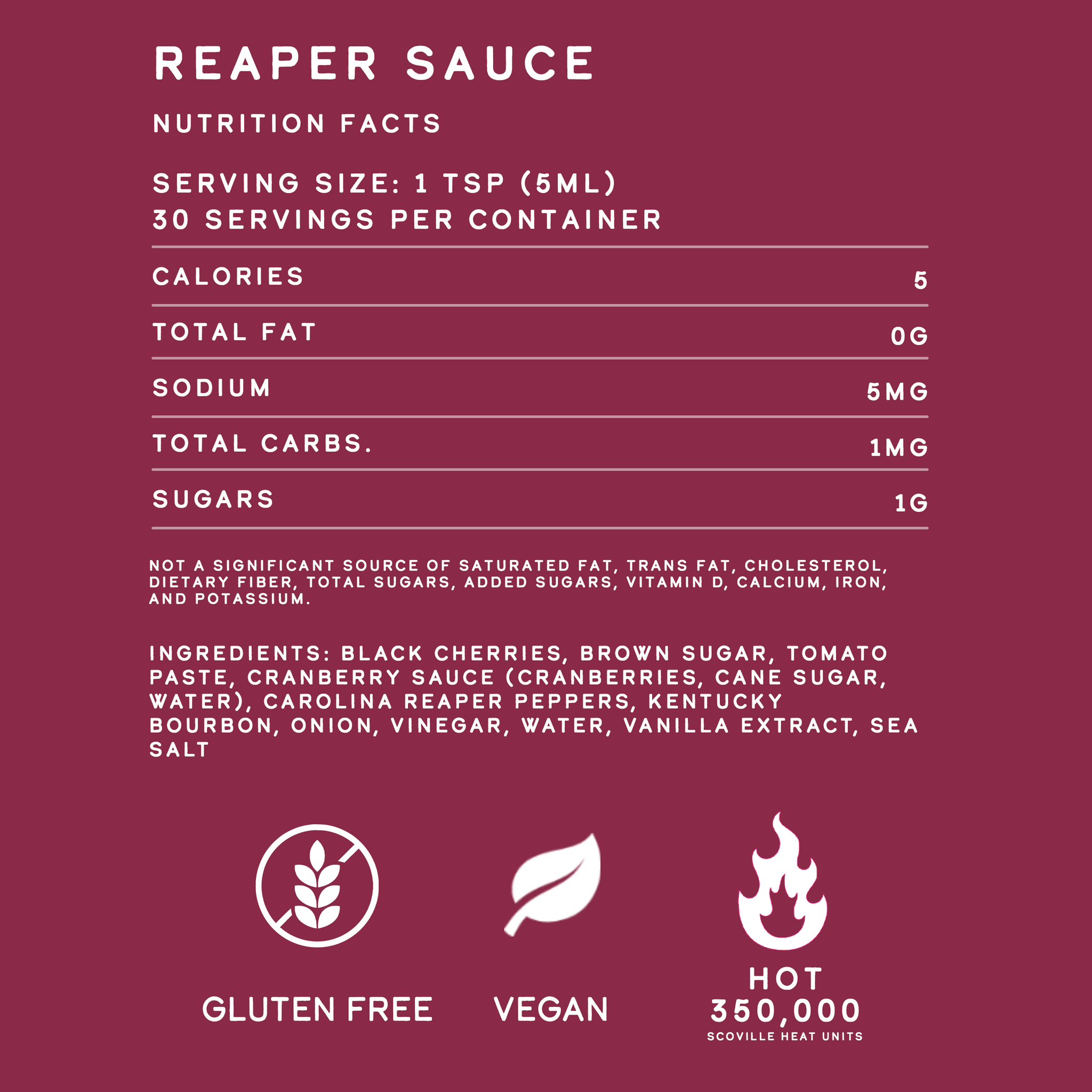 Reaper Hot Sauce (12 pk Case)