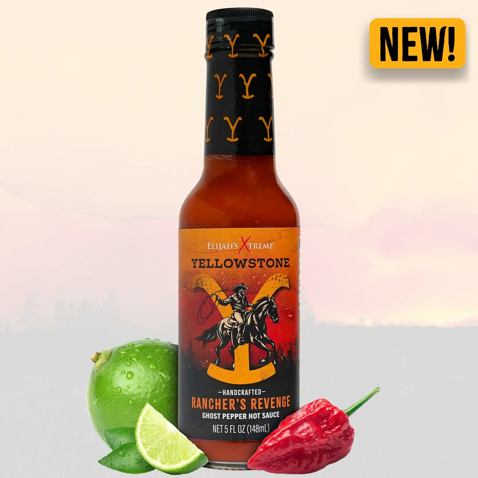 Ranchers Revenge (Ghost Pepper) Hot Sauce Elijah's Xtreme