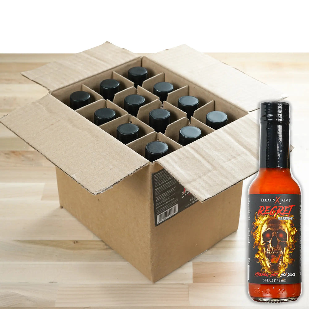 Regret Reserve Hot Sauce (12 pk Case) Hot Sauce Elijah's Xtreme