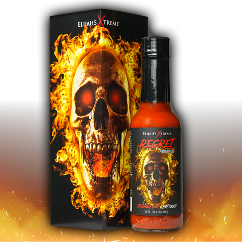 Regret 𝘙𝘌𝘚𝘌𝘙𝘝𝘌 Carolina Reaper & Scorpion Hot Sauce