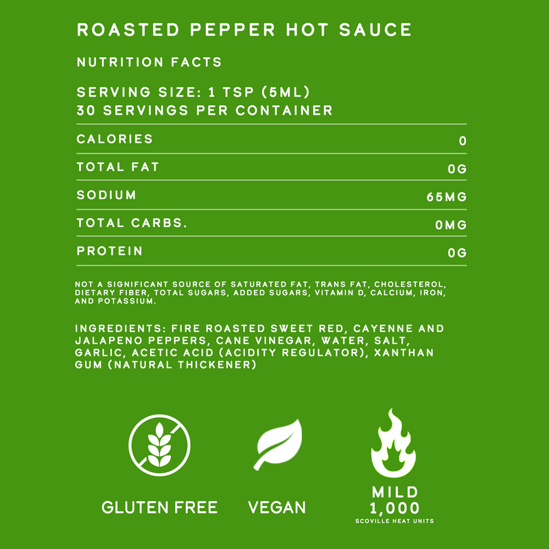 Roasted Cayenne & Jalapeño Pepper Sauce Hot Sauce Elijah's Xtreme