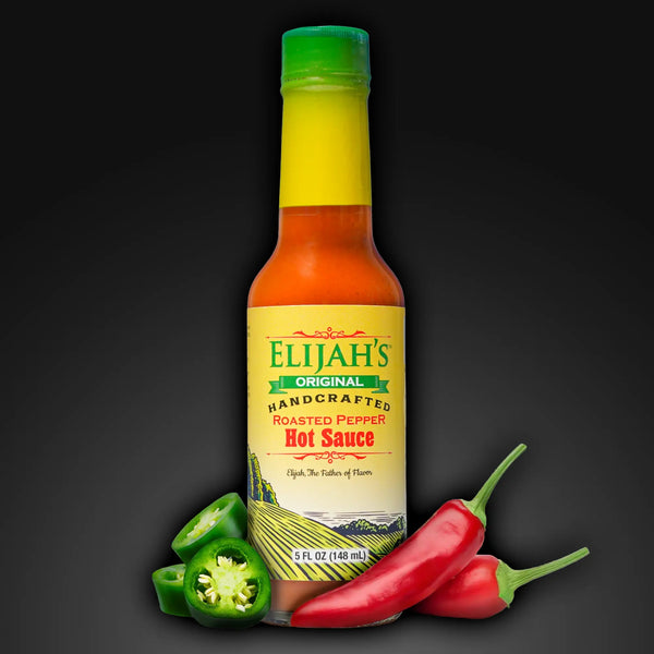 Roasted Cayenne & Jalapeño Pepper Sauce Hot Sauce Elijah's Xtreme