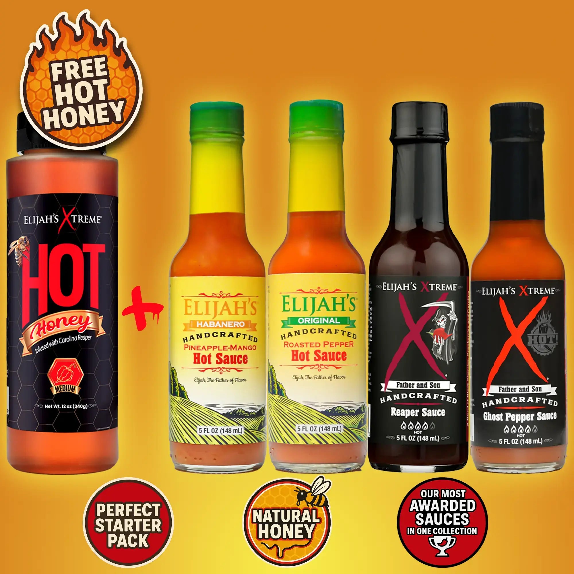 Starter Bundle *Limited Time Offer* Hot Sauce Elijah's Xtreme