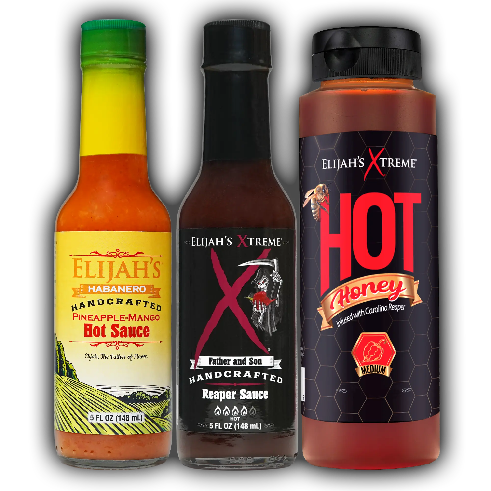 SWEET & HEAT TRIO HOT SAUCE VARIETY PACK