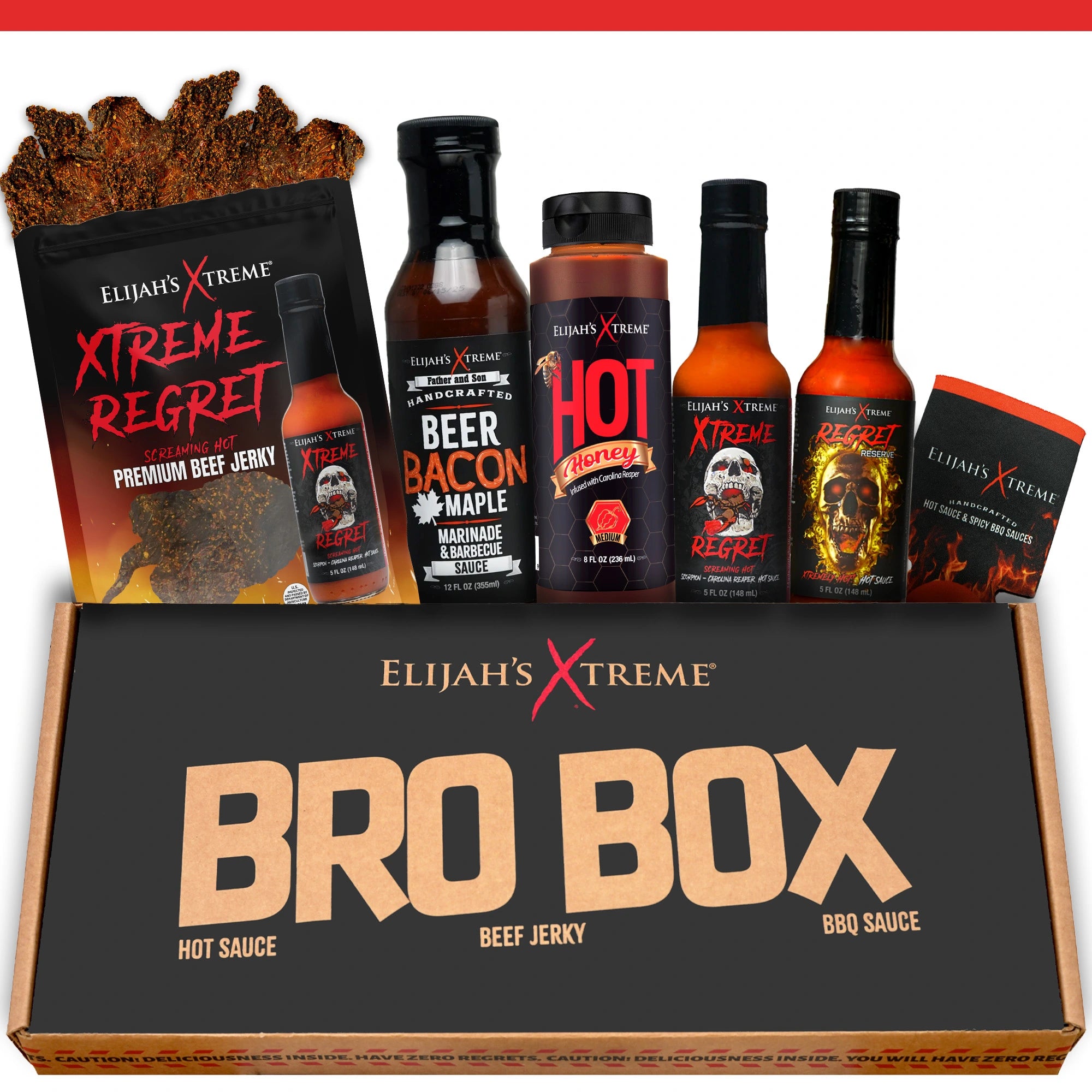 Xtreme Spicy Bro Box Ultimate Hot Sauce Gift Set Gift Box Elijah's Xtreme