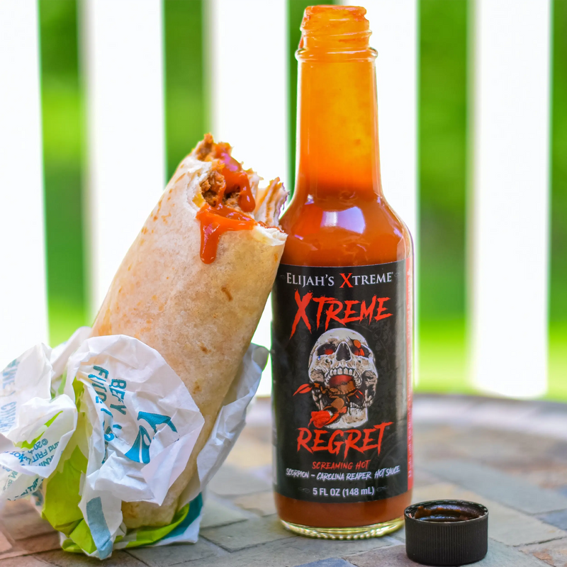 Xtreme Regret Hot Sauce (12 pk Case) Hot Sauce Elijah's Xtreme