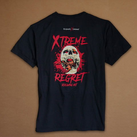 Elijah's Xtreme Regret Skull T-Shirt | Heavy Weight 100% Cotton