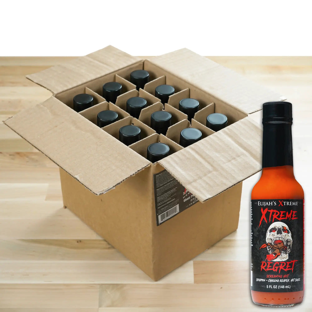 Xtreme Regret Hot Sauce (12 pk Case) Hot Sauce Elijah's Xtreme