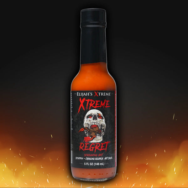 Xtreme Regret Trinidad Scorpion Hot Sauce | Elijah's Xtreme®