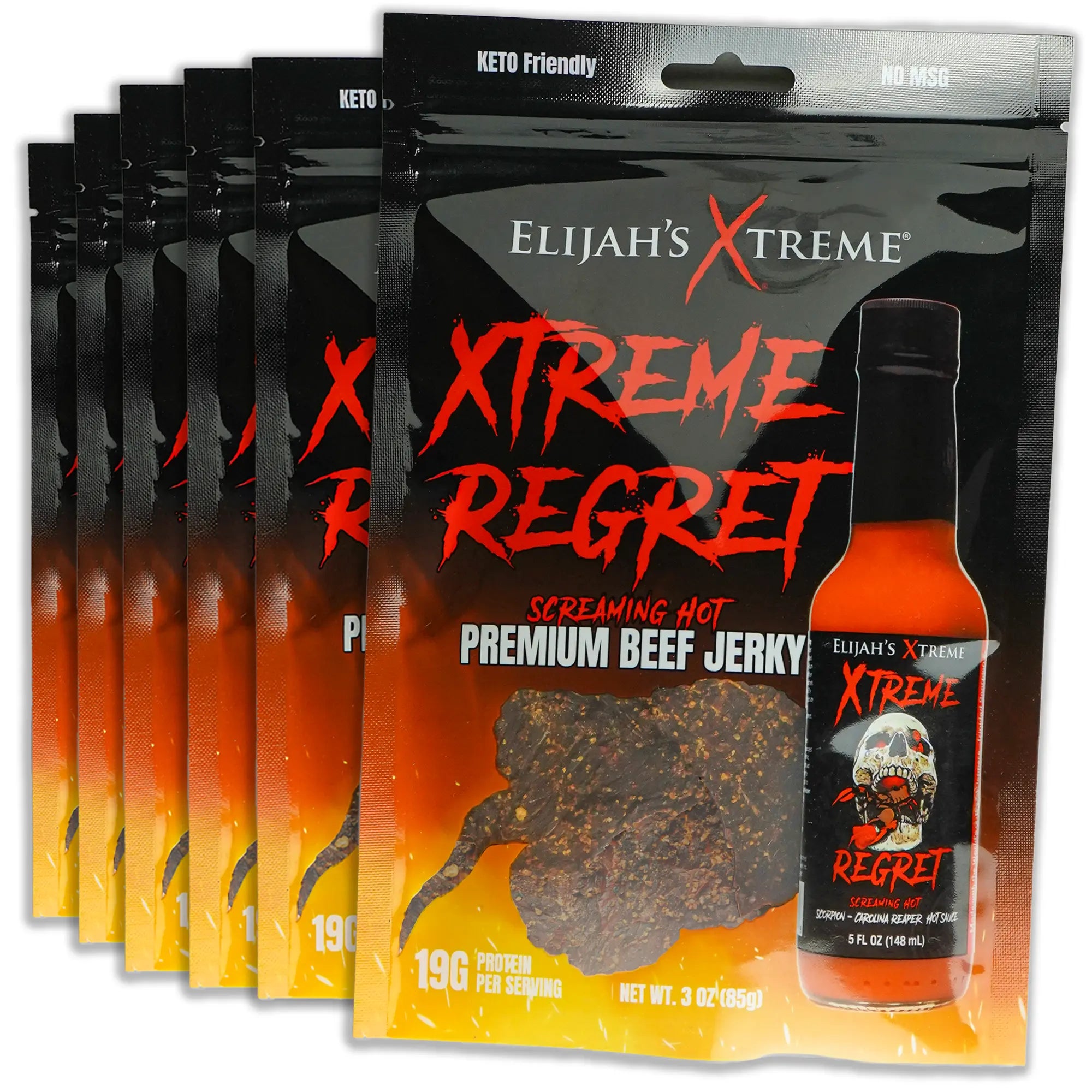 Xtreme Regret Spicy Beef Jerky (6 Bags)