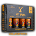 Yellowstone Hot Sauce Variety Pack 4 Bottles