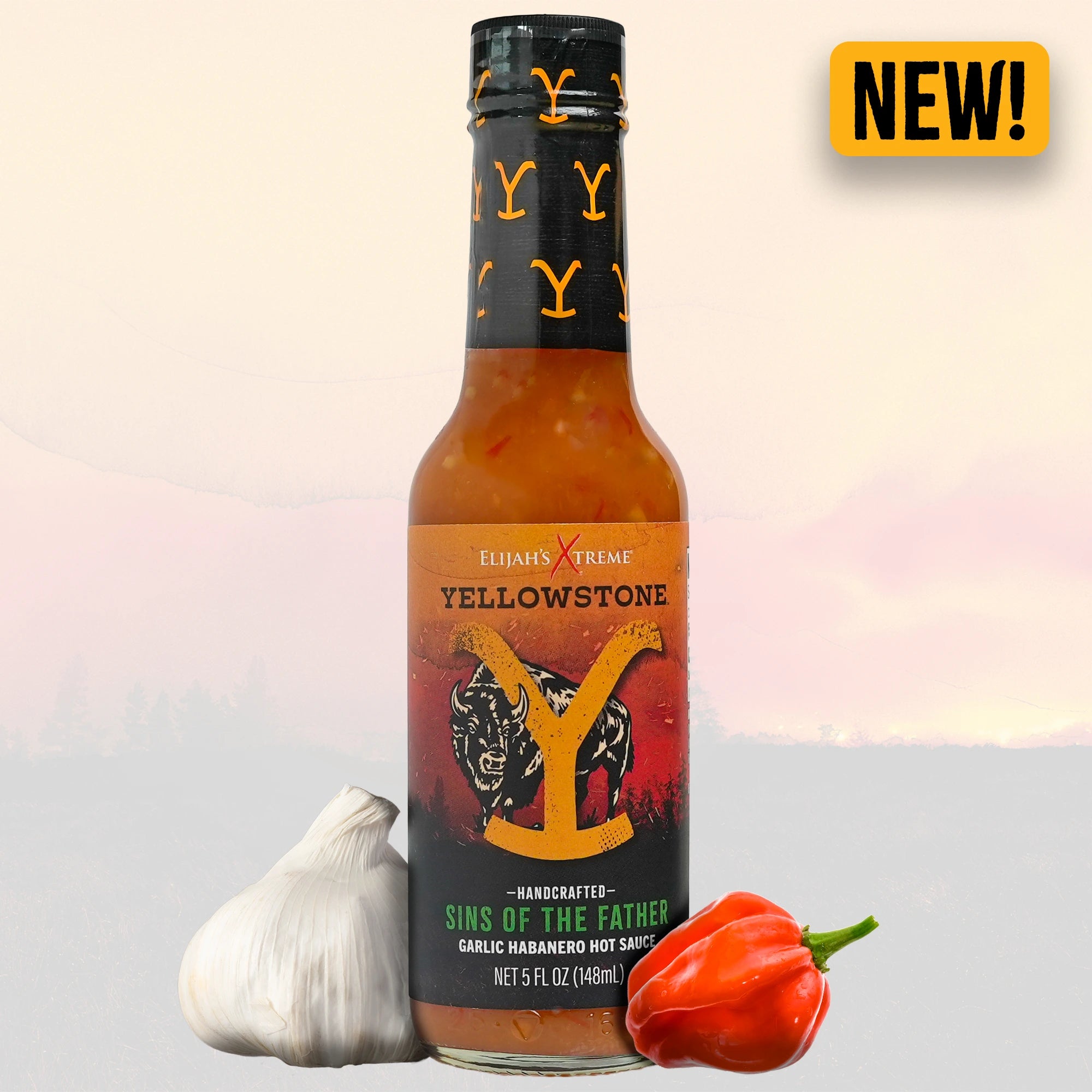 Sins of the Father (Garlic Habanero) Hot Sauce Elijah's Xtreme
