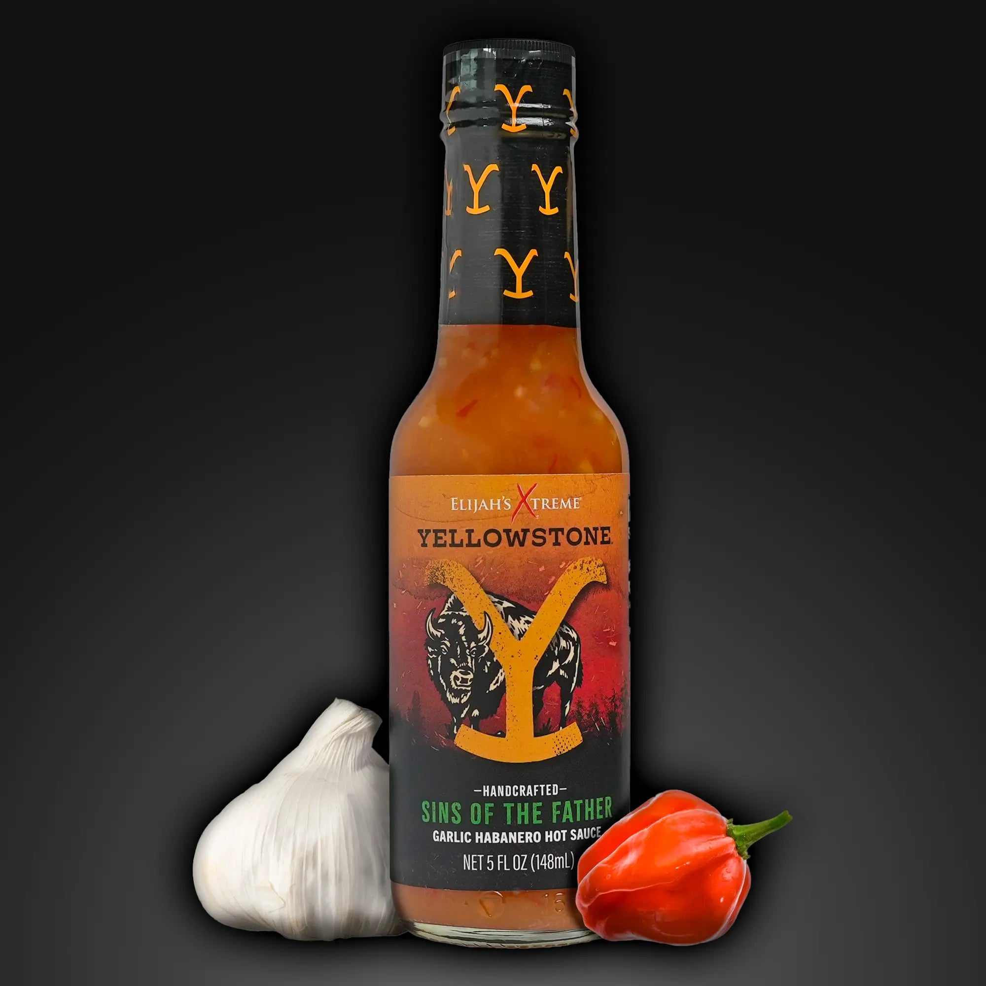 Sins of the Father (Garlic Habanero) Hot Sauce Elijah's Xtreme